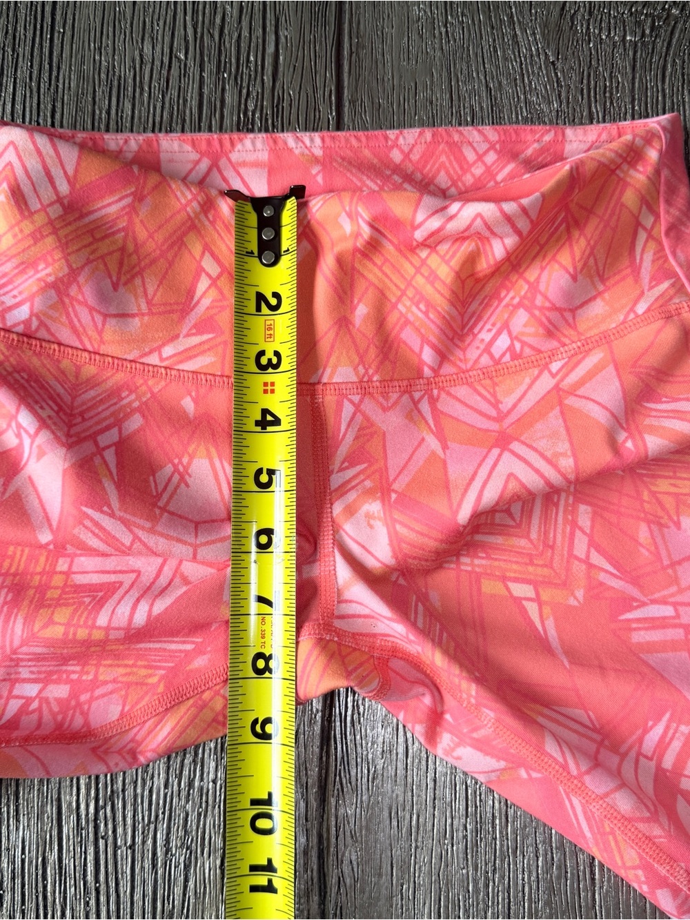 Alo Goddess Ribbed Leggings Warmers Womens Size XS Orange And Gray Yoga Exercise - Picture 5 of 8